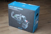 Logitech flight yoke system, wolant i przepustnica