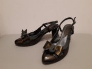 Skórzane czółenka Kordel, lakierki, r.36