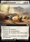 MTG Magic - Austere Command FULLART FOIL PIP