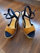 Sandałki na koturnie rozmiar 36