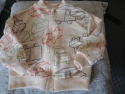 Bluza na zamek Sinsay baby 68 cm auta