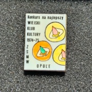 Wpinka, przypinka PGR Wiejski Klub Kultury 