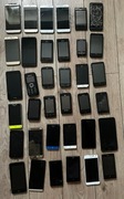 Zestaw telefonów 36 sztuk. HTC, LG, Sony, Manta. Różne modele