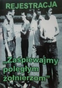 REJESTRACJA - Zaśpiewajmy poległym żołnierzom    kaseta  hc/ punk, new wave