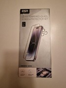 Zestaw ESR iPhone 15 Pro Max 2x szkła ochronne na wyświetlacz z ramką