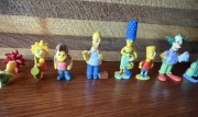 Zestaw 8 figurek The Simpsons - Homer, Marge, Bart, Lisa, Burns - retro