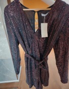 Kombinezon cekinowy Nowy z metką Reserved S M Andrzejki bal sylwester 