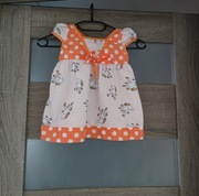 Sukienka dla dziewczynki wiek 6-9 miesięcy 