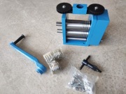 walcarka jubilerska ręczna uniwersalna do blachy prętów złota srebra miedzi