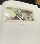 POLSKIE BANKNOTY OBIEGOWE z lat 1975-1996 album bankowy NBP komplet 23 szt.