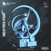 Figurka druk 3D żywica " Sailor Moon Knight " - 1/8 