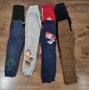 Spodnie dresowe 122cm - 128cm komplet 9 par