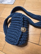 Ręcznie robiona torebka na szydełku