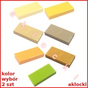 LEGO 3069 PŁYTKA 1x2 gładka j pomarańczowy Tan nugatowy żółty złoty limonka