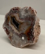 Wyjątkowy Agat z geodą kwarcową. Oryginalny i spory. Polerowany