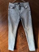 Jeansy męskie Carry 32/32 niebieskie zwężane marmurkowe