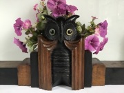 Sowa Nadproże piękna dekoracja nadokienna Decor Hand made