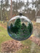 Bombka choinkowa ręcznie malowana 