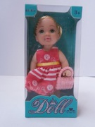 MINI LALKA LOVELY DOLL UBRANKA, TOREBKA, BUCIKI DOMEK DLA LALEK 12 CM