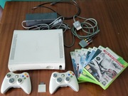 Konsola Microsoft Xbox 360 Arcade biały + 7 gier + 2 pady