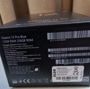 Xiaomi 12 pro 2022 r. Niebieski 12gb 256 gb całkowicie sprawny. 