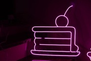 Neon Led wzór „CIASTO”