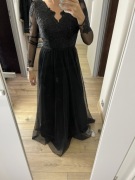 Sukienka balowa czarna 36