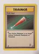 Karta Pokemon Trainer Full Heal base set 2 ładna