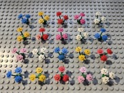KLOCKI LEGO KWIATKI KWIATY CITY MIX ELEMENTY OD 1ZŁ LICYTACJA