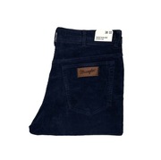 Spodnie męskie sztruksy Wrangler Texas Slim 822 Mood Indigo W38 L32