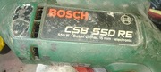 Wiertarka udarowa BOSCH CSB 550 RE 550W na części 