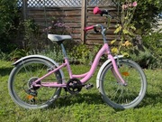 Różowy Maxim MJ 4.1 20” z przerzutką – idealny rower dla Twojego dziecka!