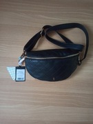 Czarna mała torebka NERKA damska Ochnik 