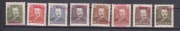 Fi 519 -526 Groszy T8 czerwony, seria ** b.ładny stan