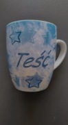 Kubek ceramiczny z dedykacją dla Teścia 300ml – stan idealny