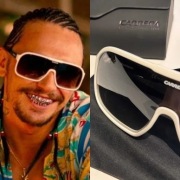 Carrera 5530/S białe okulary jak James Franco w Spring Breakers - Alien