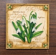 Śliczny obrazek z alabastru 