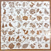 SZABLON DO RĘKODZIEŁA WIELOKROTNEGO UŻYTKU RÓŻNE WZORY 64 ARKUSZE