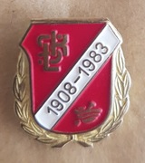 ŁKS Łódź 75 lat odznaka