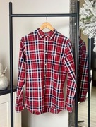 Męska koszula czerwona w kratę Tommy Hilfiger Tommy Jeans 