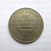 5 Szylingów 1977 r.  Austria