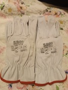 Rękawice ochronne skórzane M-Glove robotnicze wytrzymałe roz. XL 1 PARA
