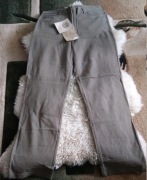 eleganckie letnie bawełniane spodnie khaki 100% bawełna L