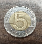 Destrukt menniczy 5,00zł 2020r.