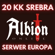 ALBION ONLINE EUROPA 20 MILIONÓW SREBRA 20KK SILVER SERWER EU 20MLN SREBRO