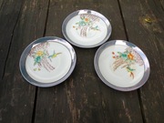 JAPOŃSKIE PORCELANOWE TALERZYKI RĘCZNIE MALOWANE