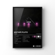 Future Album Mixtape Pluto Nowy Plakat Bez Ramki A3 42x30 cm