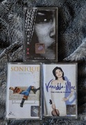 3 x kaseta Khadja Nin,  Vanessa Mae, Sonique EX+