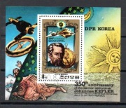 Korea 1980 rok 350. rocznica śmierci Johannesa Keplera, 1571-1630 