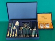 Sztućce Srebrzone Hefra wz. Francuski. W Kasecie. 
